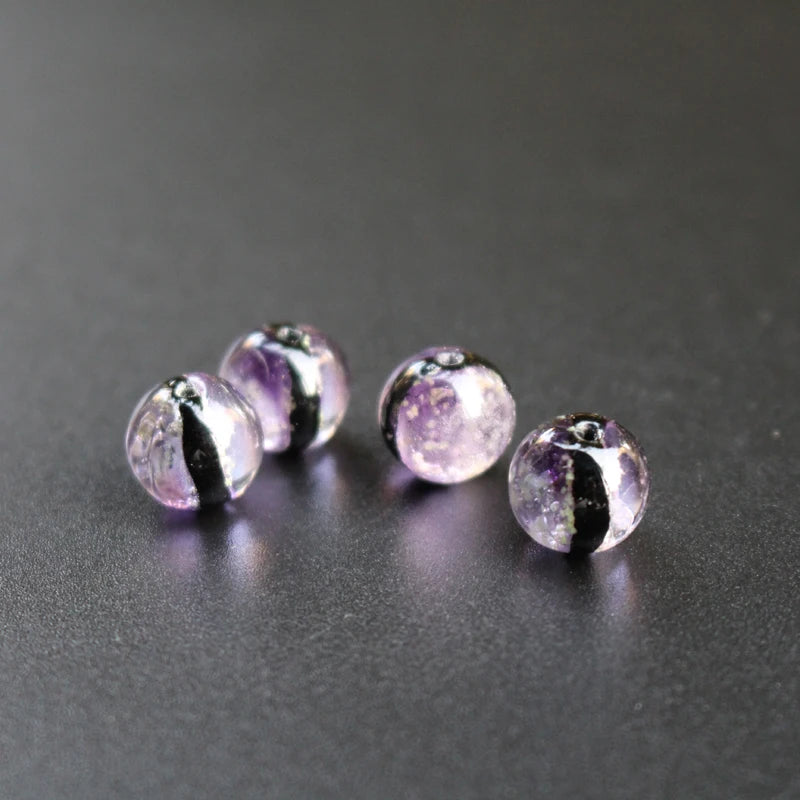 10pcs Luminous Glass Beads for Jewelry Making DIY Craft