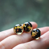 10pcs 8mm 10mm 12mm Foil Lampwork Beads Round for DIY Craft