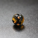 10pcs 8mm 10mm 12mm Foil Lampwork Beads Round for DIY Craft