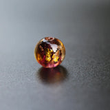 10pcs Foil Lampwork Beads Round Purple for Jewelry Making