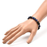 10pcs Mixed Stone Beaded Bracelet Set for Men Women