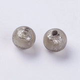 10pcs 9.5-10mm Foil Lampwork Round Beads for Jewelry Making F70