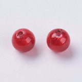 10pcs 9.5-10mm Foil Lampwork Round Beads for Jewelry Making F70