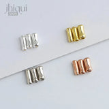 10pcs 925 Sterling Silver Bamboo Spacer Beads for DIY Bracelet