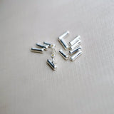10pcs 925 Sterling Silver Spacer Tube Beads for DIY Jewelry Making