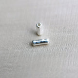 10pcs 925 Sterling Silver Spacer Tube Beads for DIY Jewelry Making