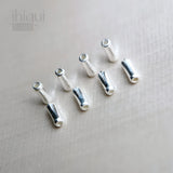 10pcs 925 Sterling Silver Spacer Tube Beads for DIY Jewelry Making