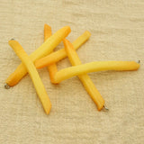 10pcs Resin Fries Food Charms Keychain Earring Pendant DIY Crafts