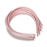 10pcs 9mm Fabric Covered Headband Hair Hoops DIY Kids Girls Hair Accessories