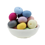 10pcs Silicone Teething Beads 20mm BPA-Free Baby Pacifier Chain