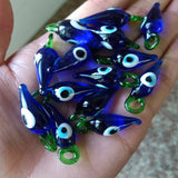 10pcs 30mm Red Pepper Eye Lampwork Beads Pendant DIY