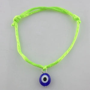 10pcs Red Cord Bracelet Protection Luck Acrylic Eye Bead Happiness