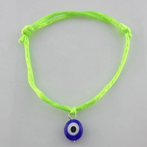 10pcs Red Cord Bracelet Protection Luck Acrylic Eye Bead Happiness