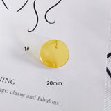 10pcs Acrylic Earring Connectos Transparent Earrings Base Stud Earring Settings