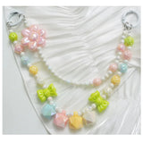 10pcs Acrylic Pendants 16mm Cube Beads UV Plating DIY Keychain Accessories