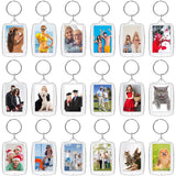 Acrylic Photo Frame Keychain with Tassels - Custom Insert