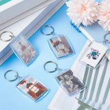 Acrylic Photo Frame Keychain with Tassels - Custom Insert