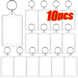 Acrylic Photo Frame Keychain with Tassels - Custom Insert
