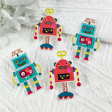 10pcs Acrylic Robort Charms for Jewelry Making DIY Earrings Keychain