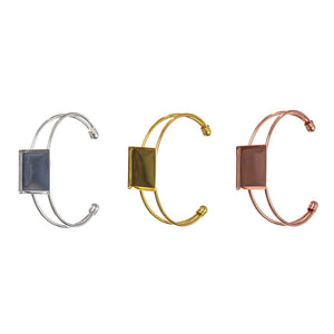 10pcs Adjustable Bangles for DIY Jewelry BG039-BG041
