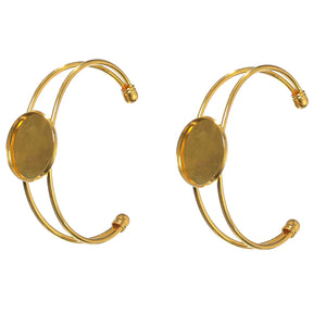 10pcs Adjustable Bangles for DIY Jewelry Making