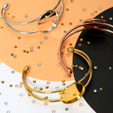 10pcs Adjustable Bangles for DIY Jewelry Making