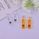 10pcs Alcohol Bottle Resin Charms Pendant DIY Jewelry Accessories