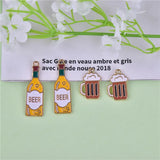 10pcs Beer Metal Charms for DIY Jewelry Making