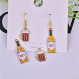 10pcs Beer Metal Charms for DIY Jewelry Making