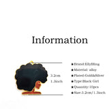 10pcs Alloy Girl Charms for Jewelry Making