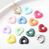 10pcs Alloy Candy Heart Charms DIY Jewelry Ornaments