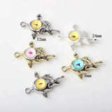 10pcs Candy Wings Eye Charms For Jewelry Making DIY Bracelet Earrings