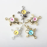 10pcs Candy Wings Eye Charms For Jewelry Making DIY Bracelet Earrings