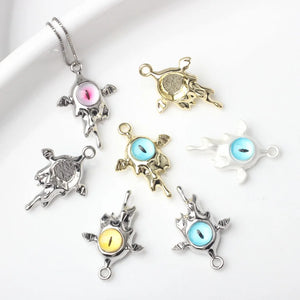 10pcs Candy Wings Eye Charms For Jewelry Making DIY Bracelet Earrings