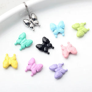 10pcs Butterfly Alloy Charms for DIY Jewelry Making