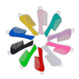 10pcs Alloy Comb Charms for DIY Jewelry Making