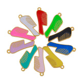 10pcs Alloy Comb Charms for DIY Jewelry Making