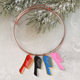 10pcs Alloy Comb Charms for DIY Jewelry Making