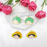 10pcs Alloy Drip Charm Cartoon Anime Character Earring Charms DIY Keychain