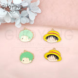 10pcs Alloy Drip Charm Cartoon Anime Character Earring Charms DIY Keychain