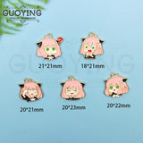 10pcs Cartoon Character Pendant Earrings DIY Keychain Bracelet Jewelry Charms