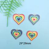 10pcs Alloy Heart Drip Charms for DIY Jewelry Making