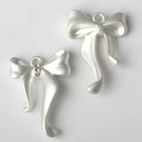 10pcs Alloy Drip Bowknot Shape Charms Pendant DIY Jewelry Supplies