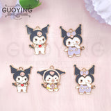 10pcs Alloy Drip Oil Charm Cartoon Anime Earring Pendant DIY Keychain Bracelet