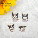 10pcs Alloy Drip Oil Charm Cartoon Anime Earring Pendant DIY Keychain Bracelet