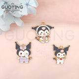 10pcs Alloy Drip Oil Charm Cartoon Anime Earring Pendant DIY Keychain Bracelet