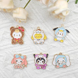 10pcs Anime Enamel Charms DIY Keychain Bracelet Pendant Jewelry Accessories