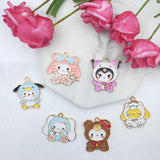 10pcs Anime Enamel Charms DIY Keychain Bracelet Pendant Jewelry Accessories