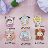 10pcs Anime Enamel Charms DIY Keychain Bracelet Pendant Jewelry Accessories