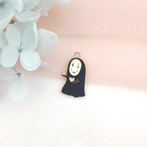 10pcs Japanese Anime Character Earring DIY Keychain Necklace Pendant